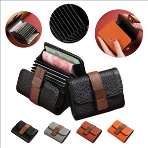 Multi-Functional PU Leather Card Wallet